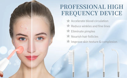 High Frequency Skin Therapy wand 4 in 1